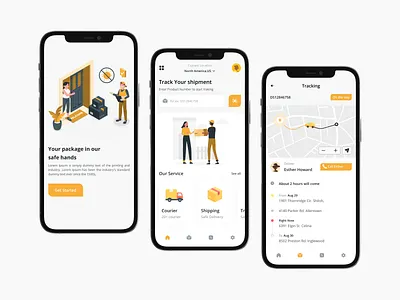 Redesign for “PakCourier App”